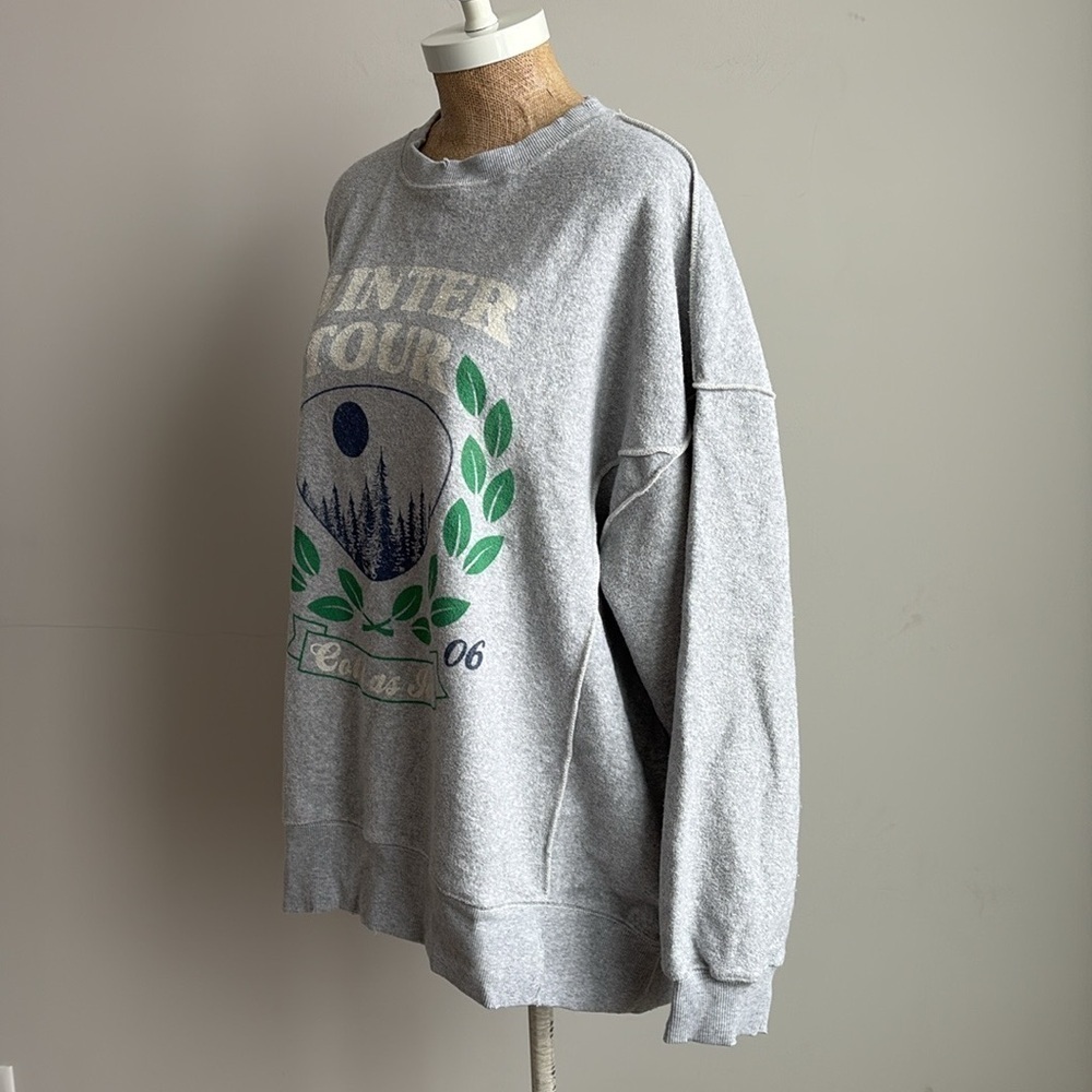 Aerie The Chill Cozy Crew Sweatshirt Large NEW! - Picture 7 of 11